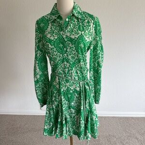 Zara green summer/spring dress
